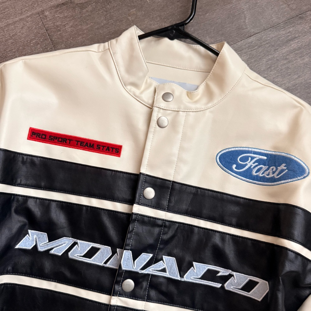 Monaco Racing Style Jacket with Logos - Picture 3 of 6